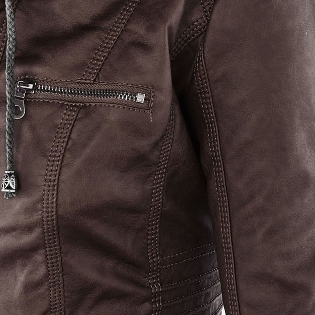 Jaqueta de couro da moda - Zara