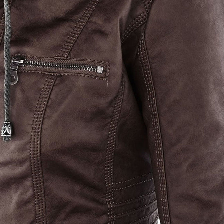Jaqueta de couro da moda - Zara
