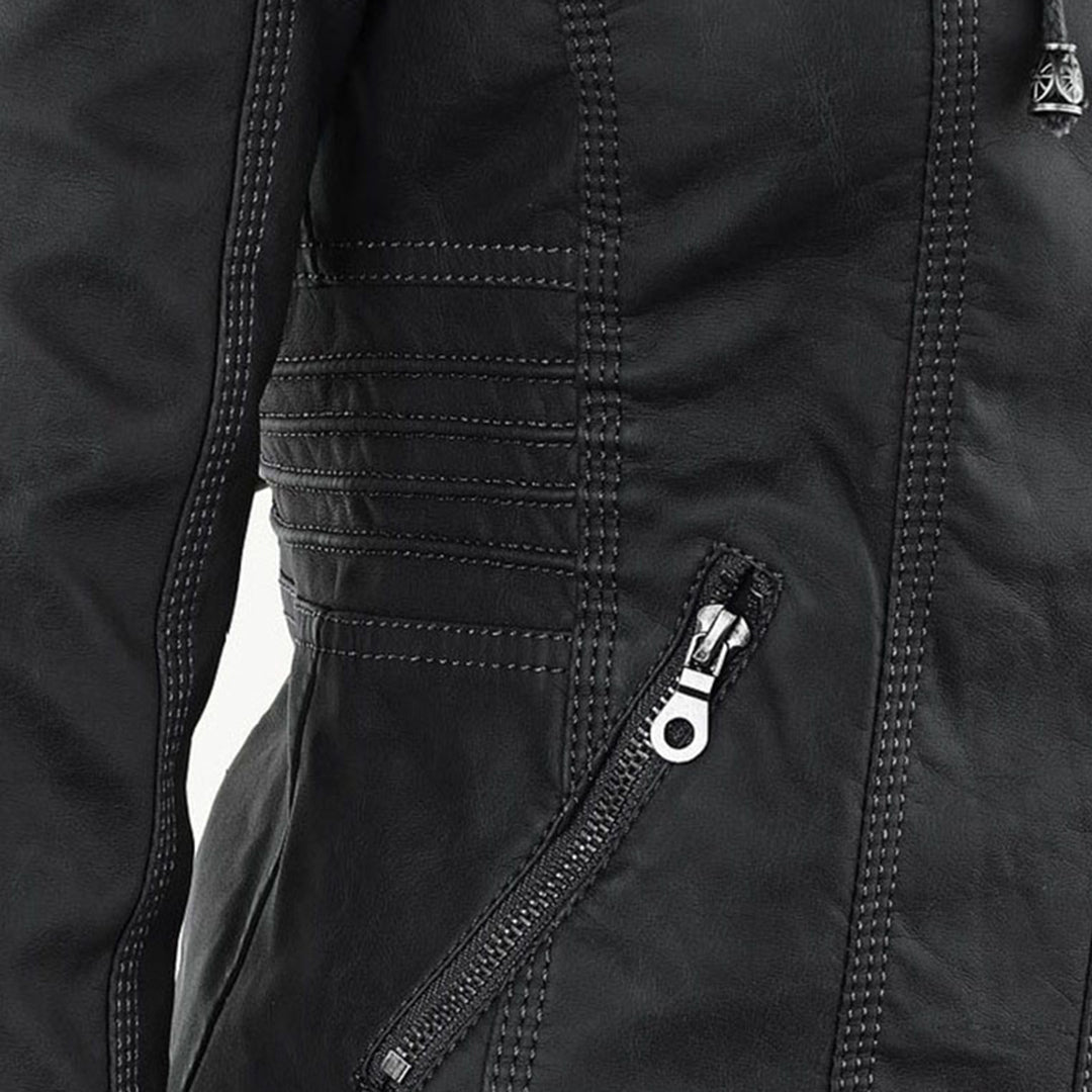 Jaqueta de couro da moda - Zara
