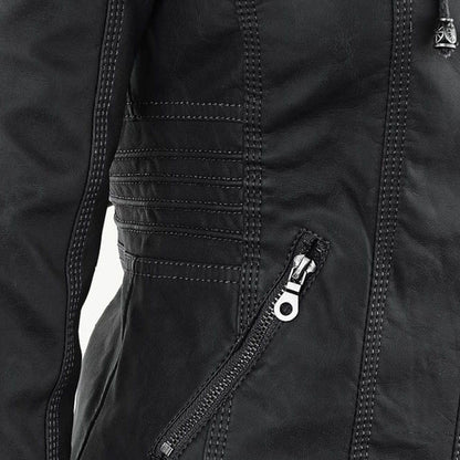 Jaqueta de couro da moda - Zara