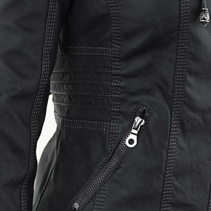 Jaqueta de couro da moda - Zara