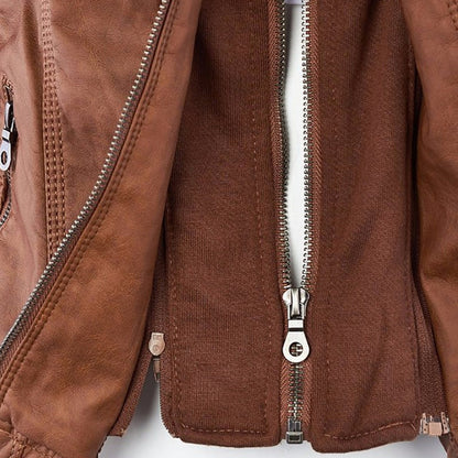 Jaqueta de couro da moda - Zara