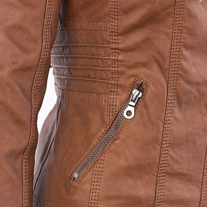 Jaqueta de couro da moda - Zara