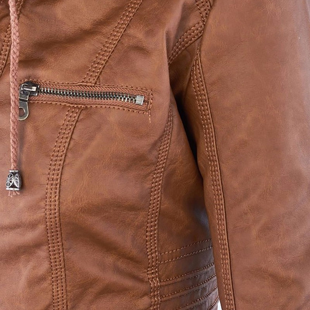 Jaqueta de couro da moda - Zara