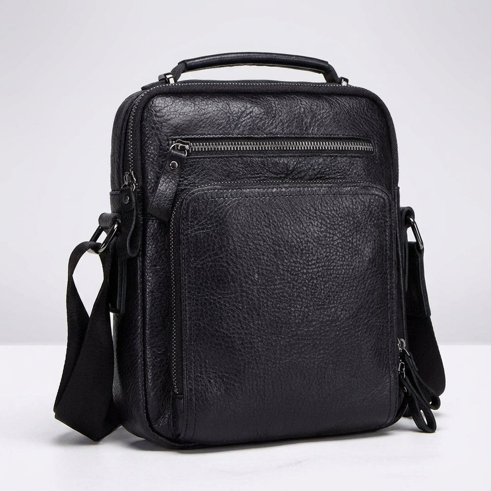 Compacte Leren Messenger Tas - EnduraBag