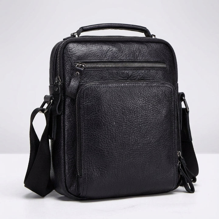 Compacte Leren Messenger Tas - EnduraBag