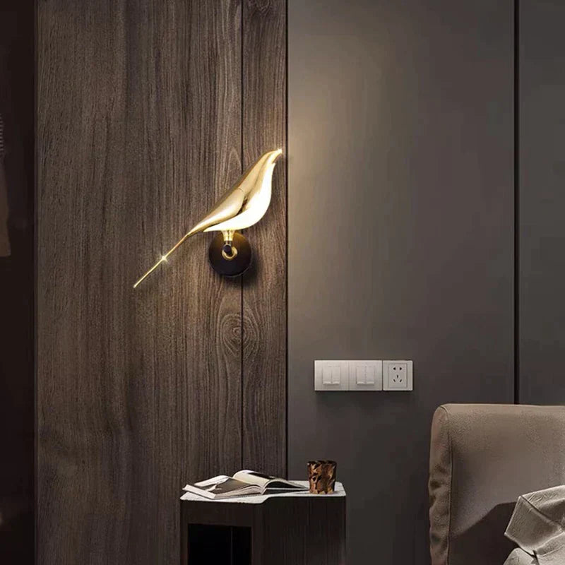 Luminária de parede moderna para pássaros - AviaryGlow