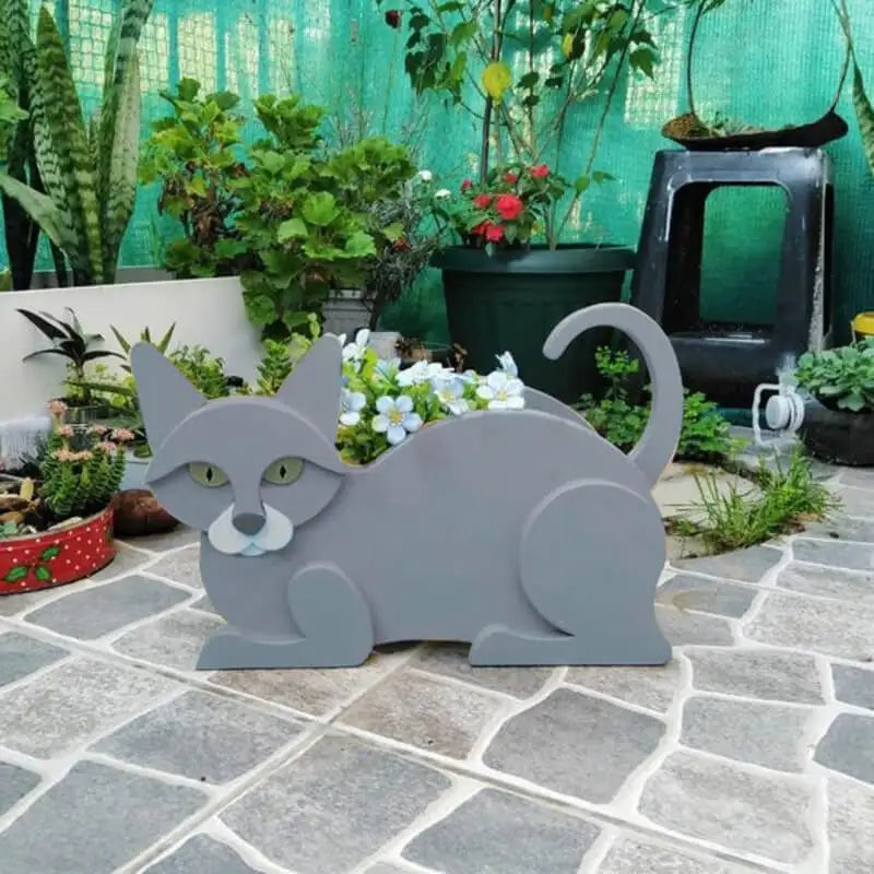 Vaso de jardim em forma de gato - KittyKraft