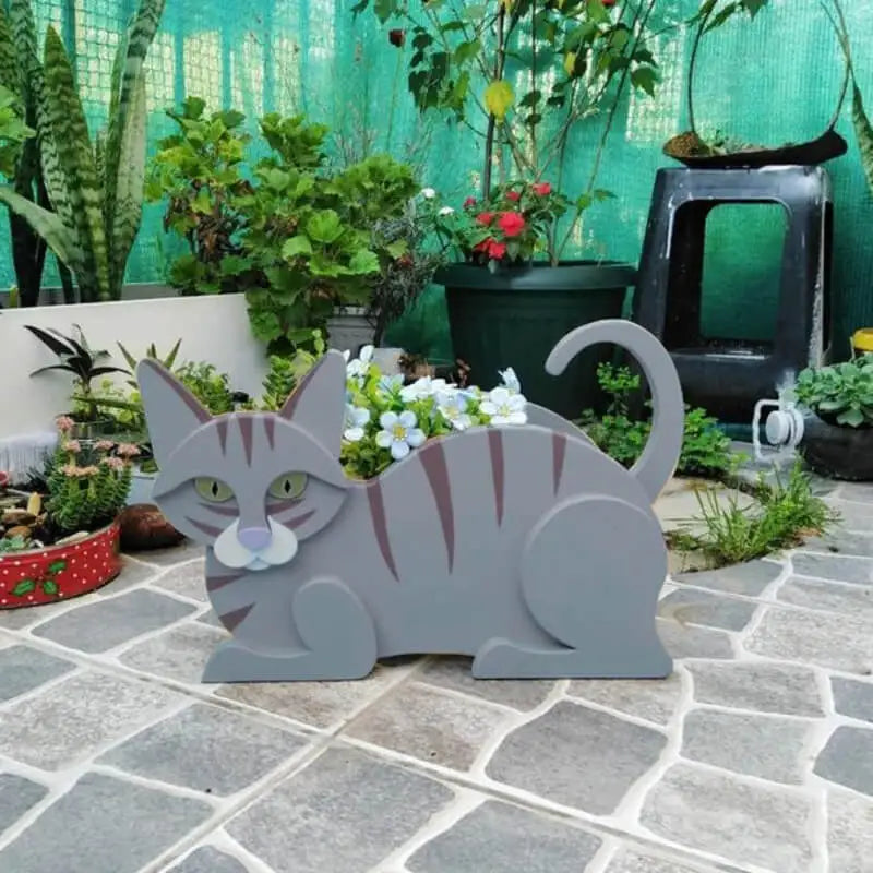 Vaso de jardim em forma de gato - KittyKraft