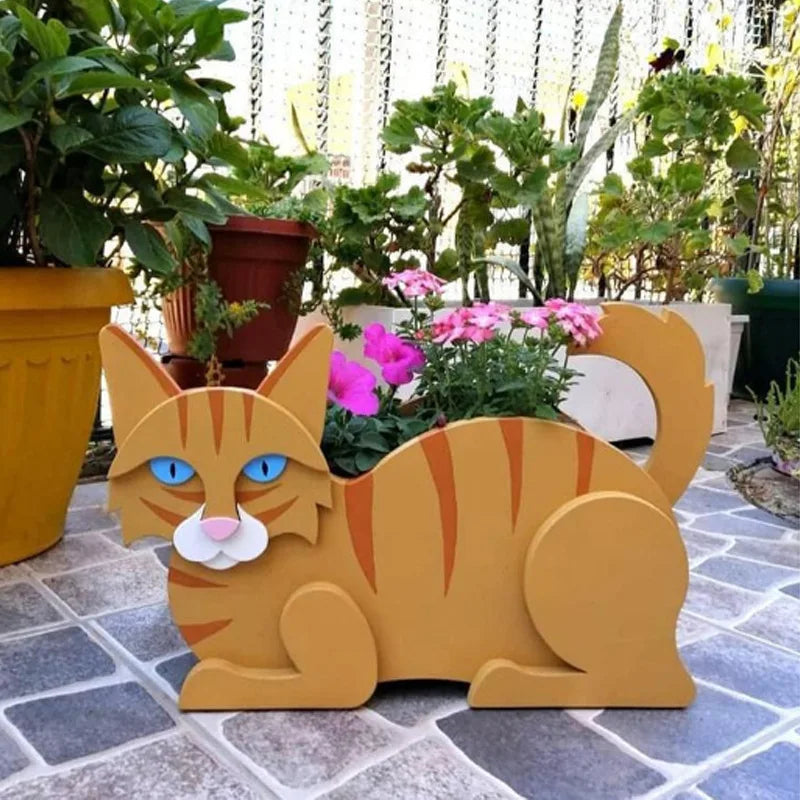 Vaso de jardim em forma de gato - KittyKraft