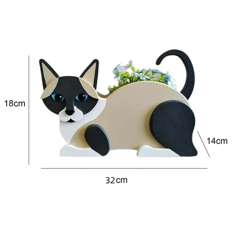 Vaso de jardim em forma de gato - KittyKraft