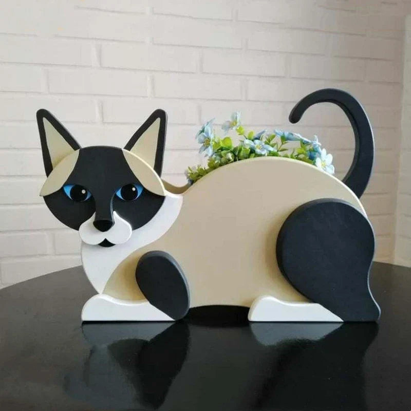 Vaso de jardim em forma de gato - KittyKraft