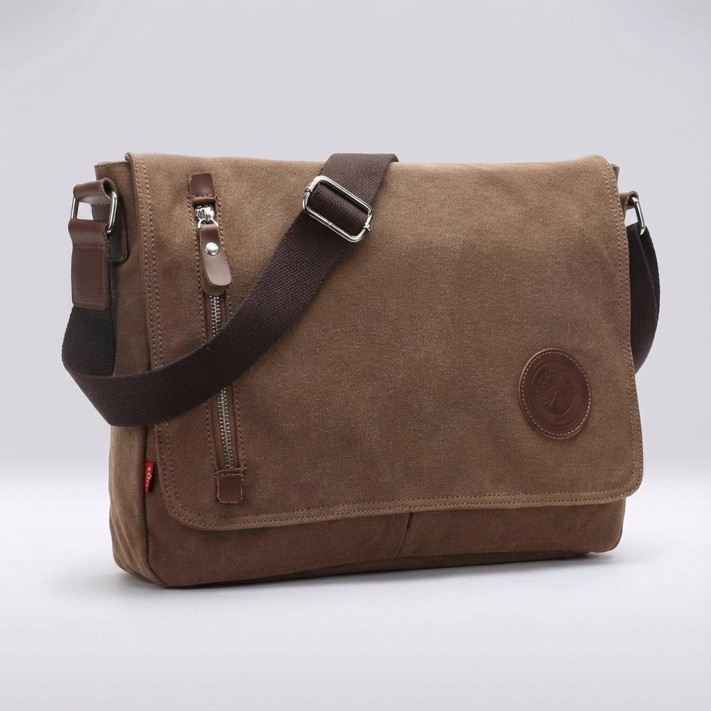 Duurzame Canvas Schoudertas - RoamKeeper