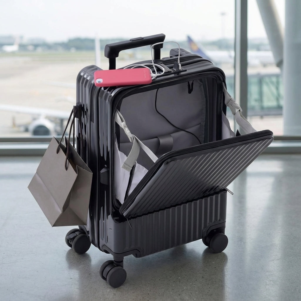 Front Opening Handbagage Koffer - CarryNex