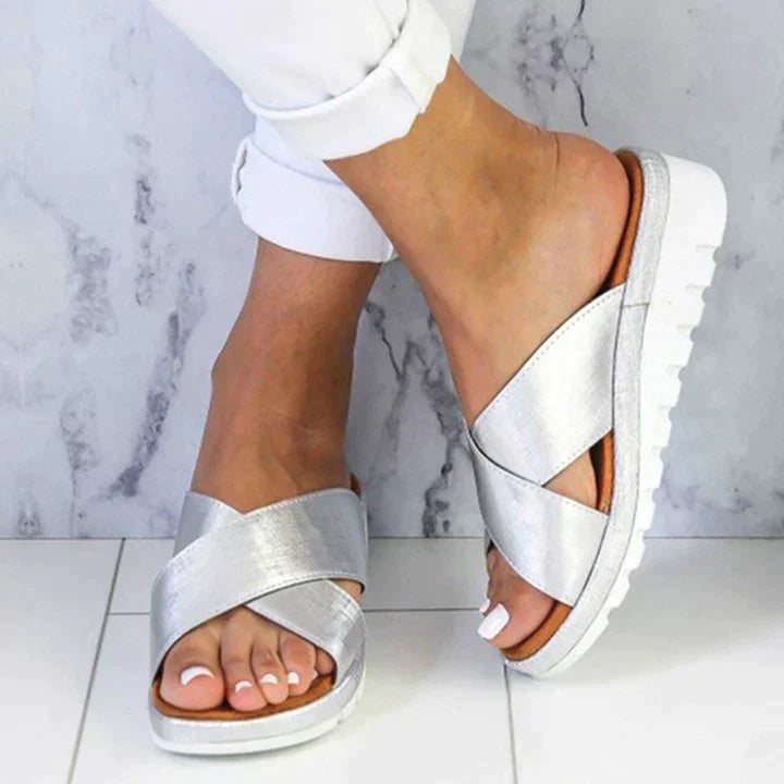Sandálias Orto-Mola Luxe Stride Femininas - Simone