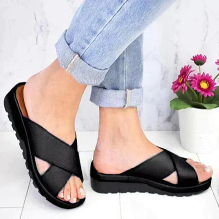 Sandálias Orto-Mola Luxe Stride Femininas - Simone