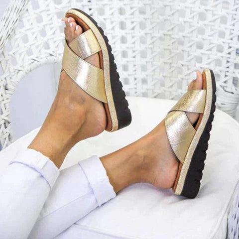 Sandálias Orto-Mola Luxe Stride Femininas - Simone