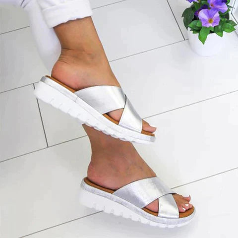 Sandálias Orto-Mola Luxe Stride Femininas - Simone