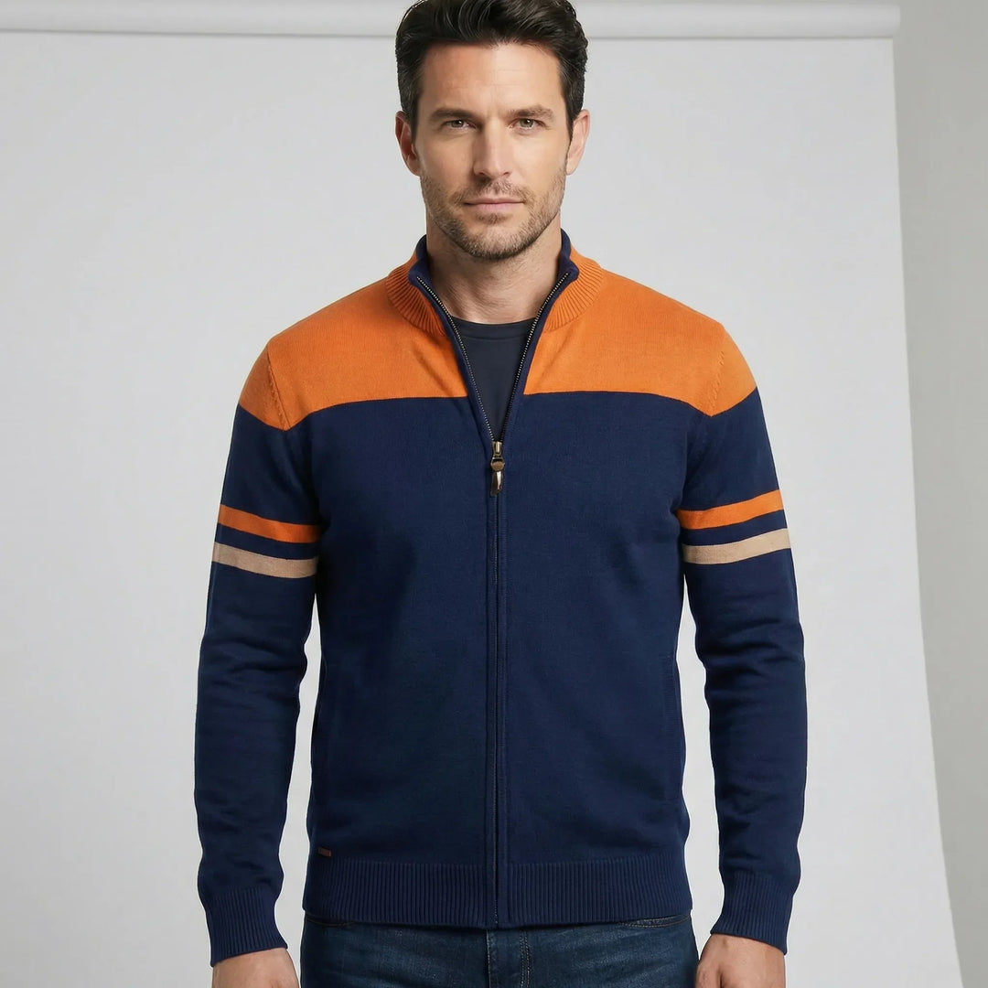 Gestreifte Schulter-Trainingsjacke - Ruben