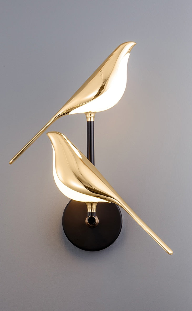 Luminária de parede moderna para pássaros - AviaryGlow
