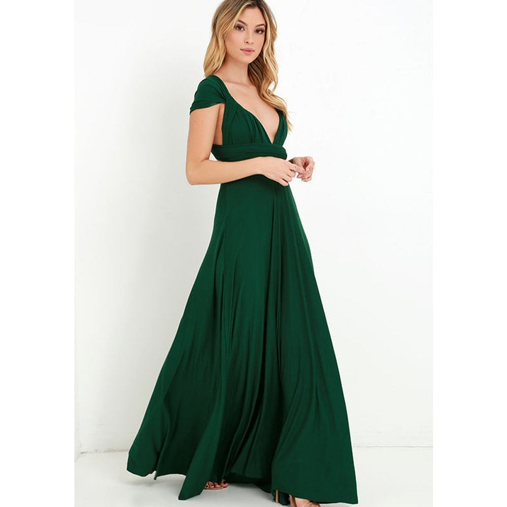Vestido longo com diferentes estilos para diferentes looks - Eva