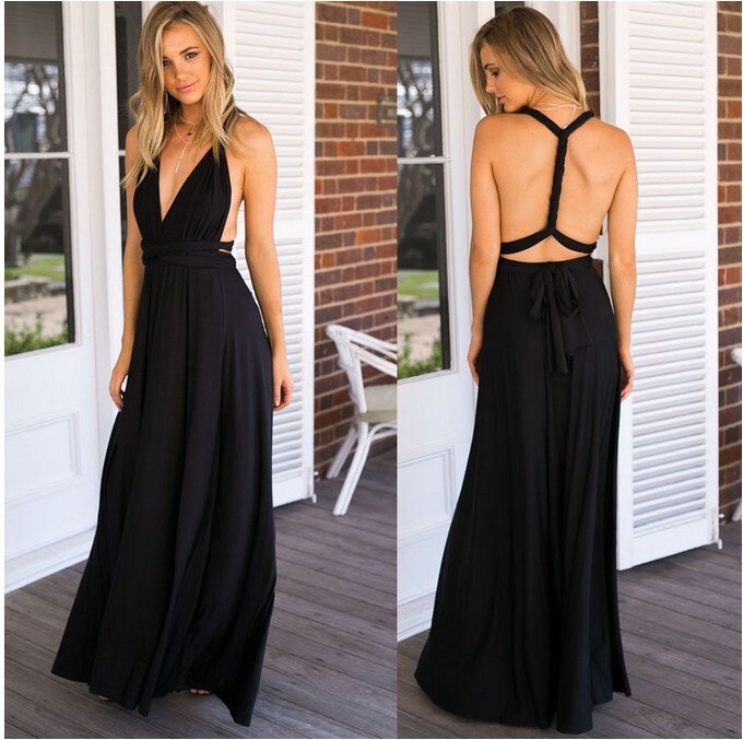Vestido longo com diferentes estilos para diferentes looks - Eva