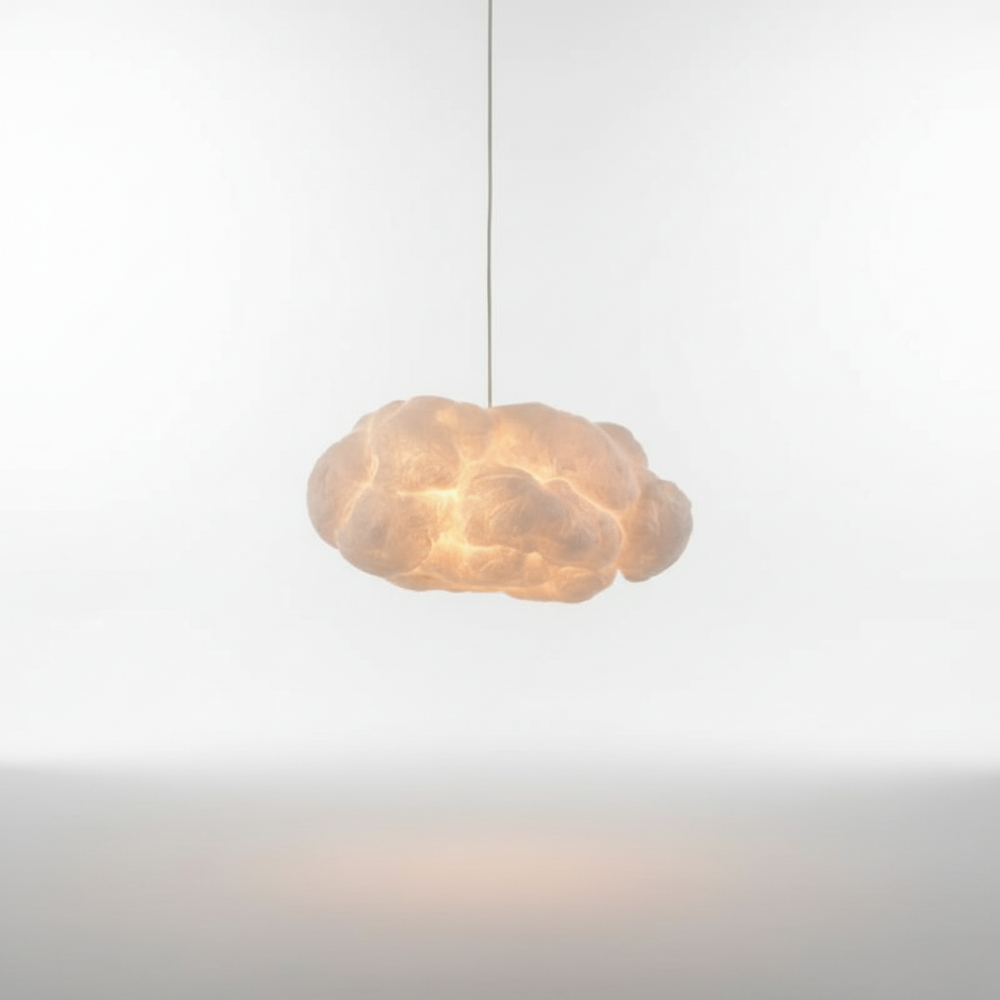 Hängelampe Wolkenform PVC Baumwolle - Cloudora
