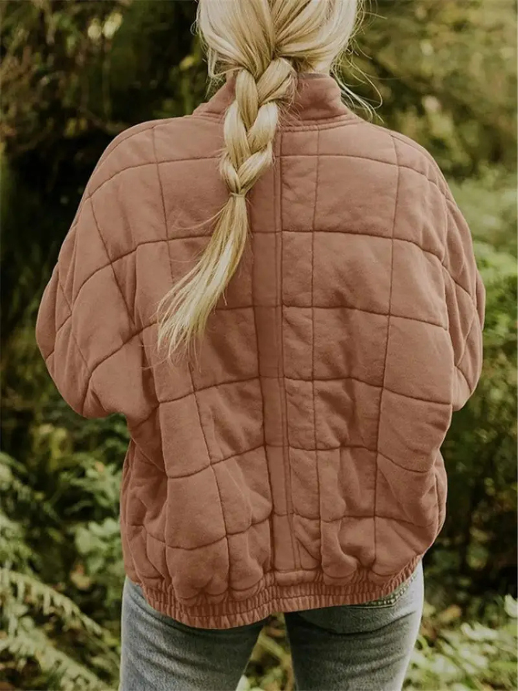 Jaqueta de transição oversized forrada - Eliza