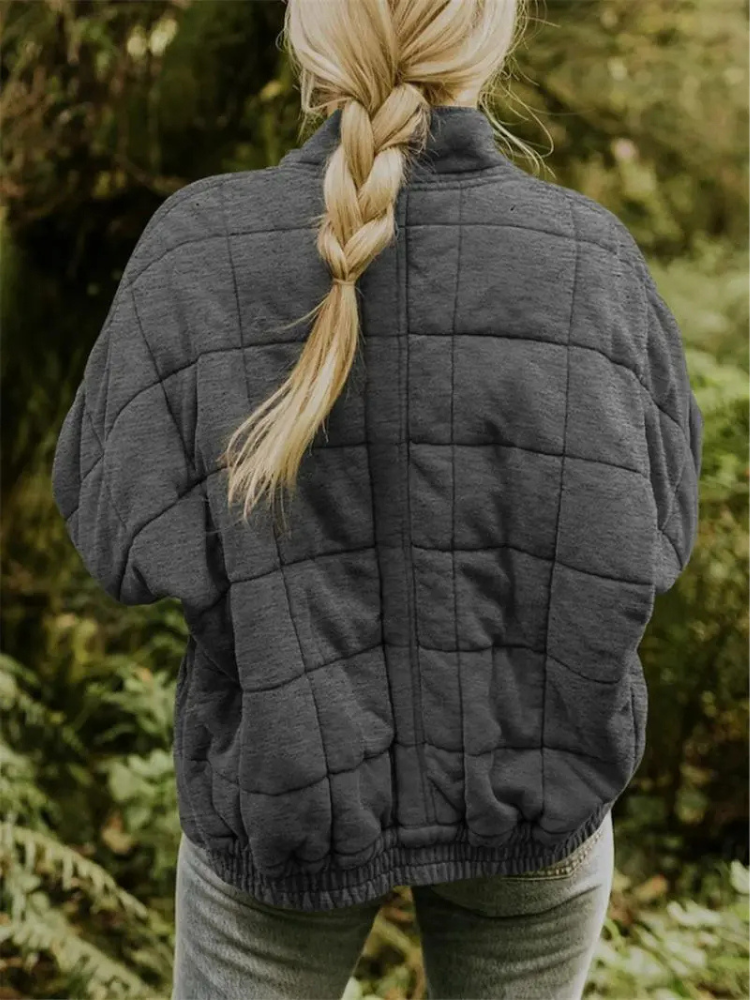 Jaqueta de transição oversized forrada - Eliza