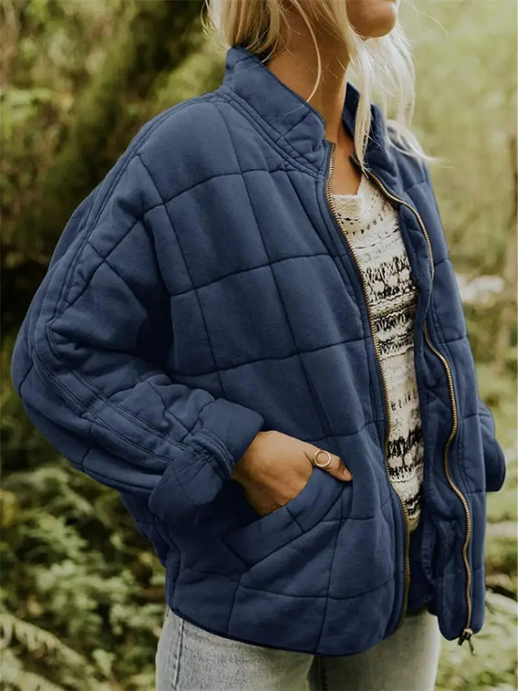 Jaqueta de transição oversized forrada - Eliza
