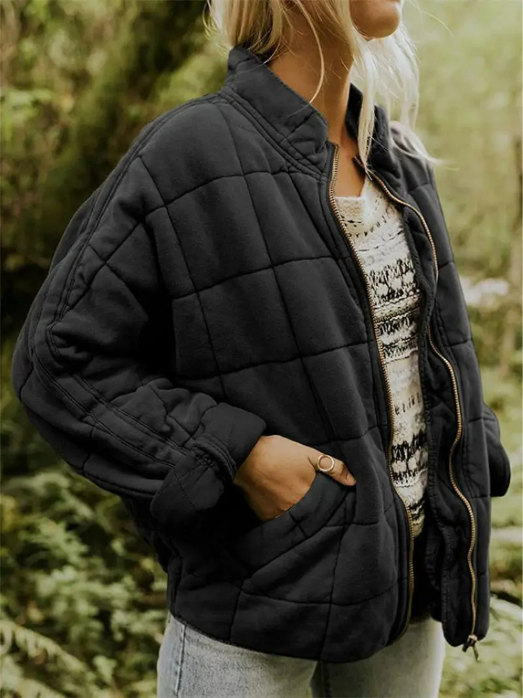 Jaqueta de transição oversized forrada - Eliza