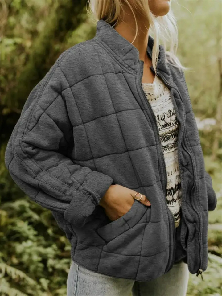 Jaqueta de transição oversized forrada - Eliza
