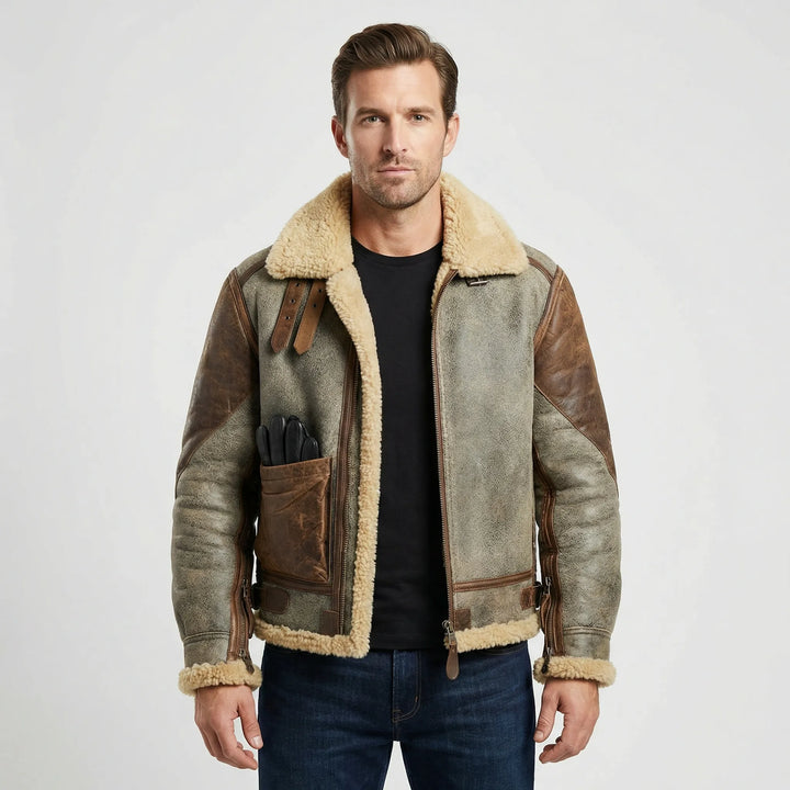Herren-Jacke Im Lammfell-Stil - Thies