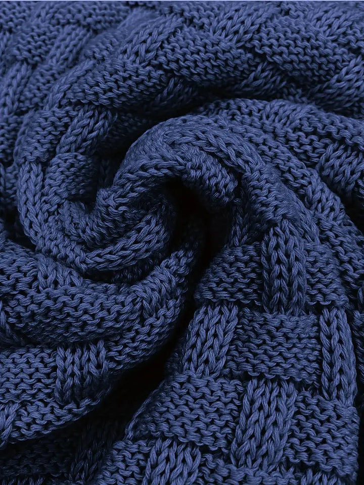 Herrenpullover Mit Schalkragen Und Strickmuster - Lenny