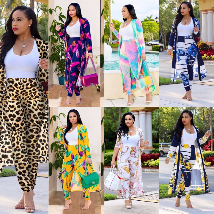 Ladies' Kimono Set with Trousers – Yasmin