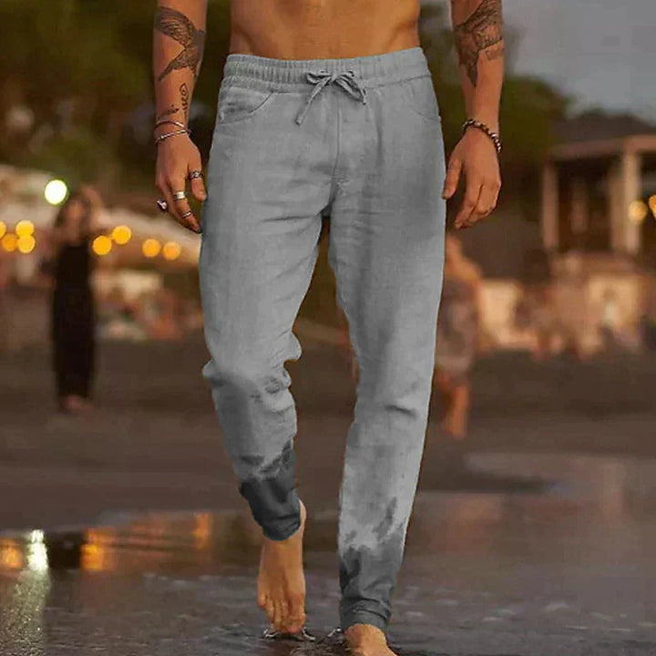 Pantalones de linho elegantes para homens - Theo