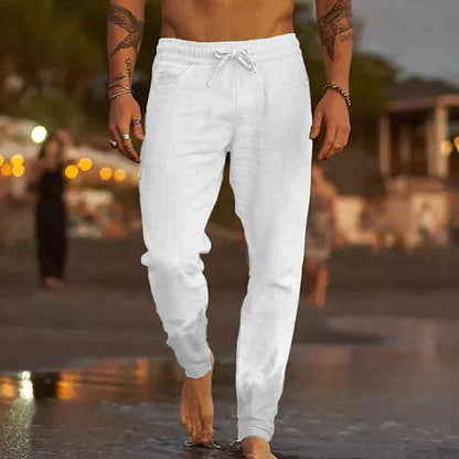 Pantalones de linho elegantes para homens - Theo