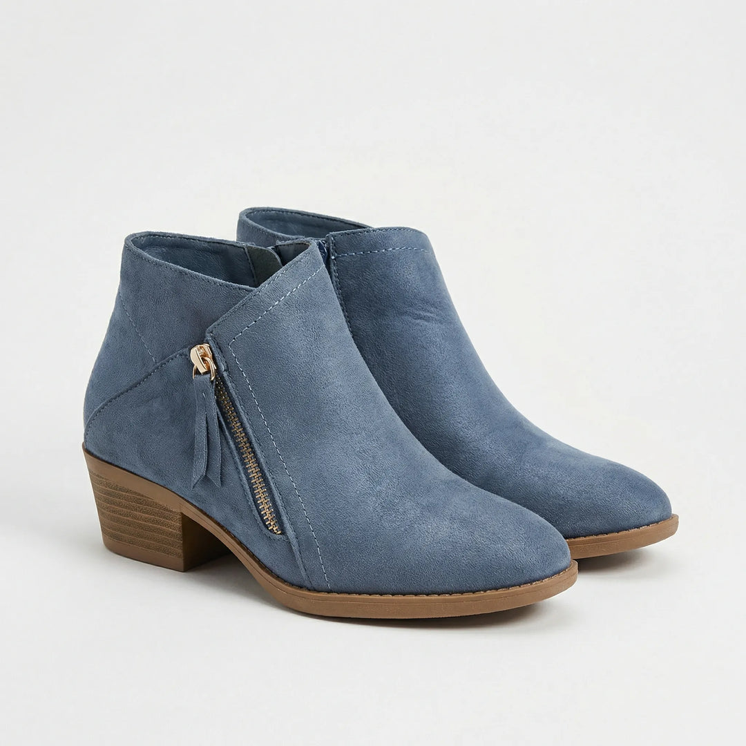 Knöchelhoher Absatzstiefel - Freya