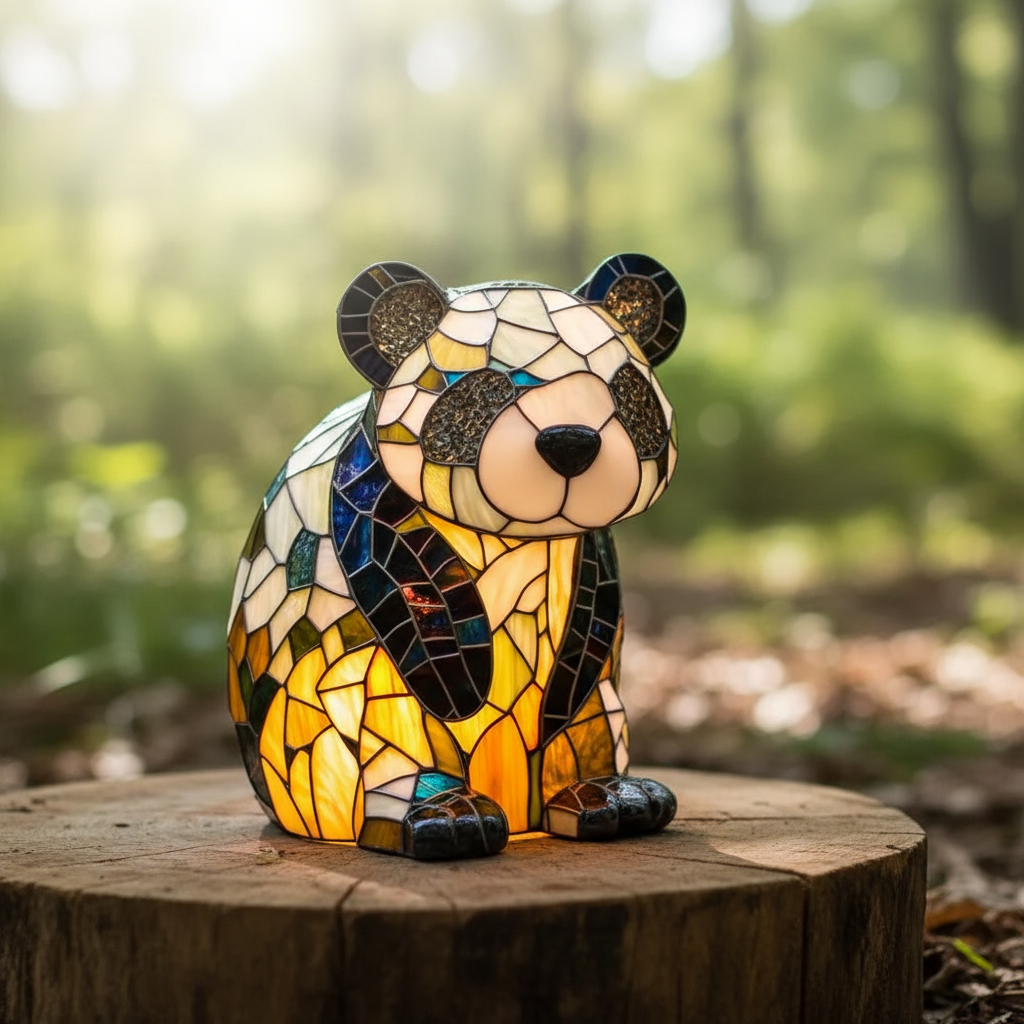 Kunstvolle Tischlampe - AnimalGlow
