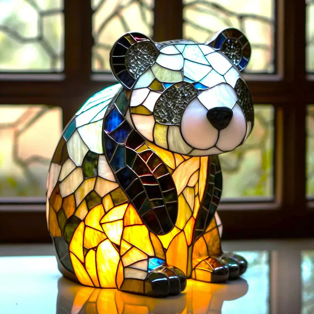 Kunstvolle Tischlampe - AnimalGlow