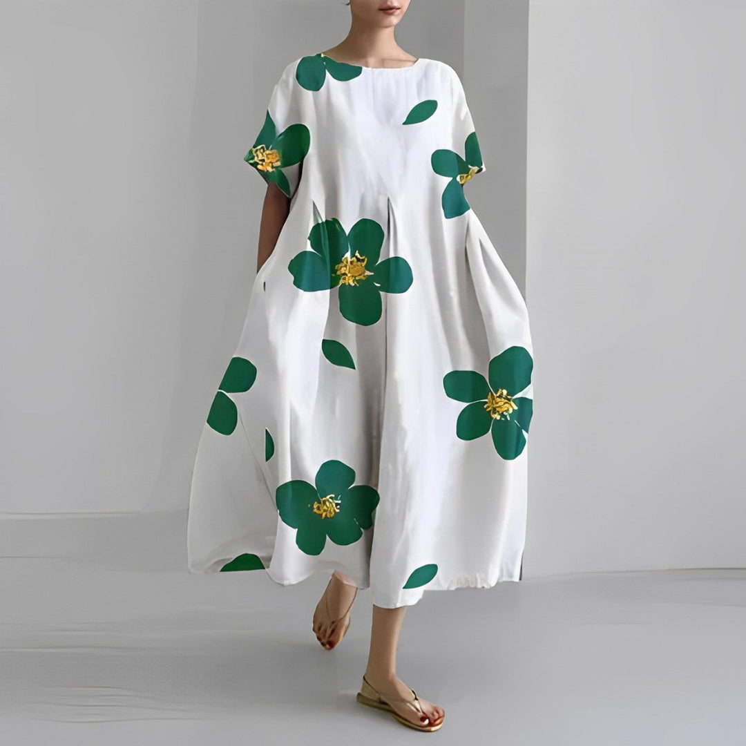 Vestido Maxi Boho de Flores - FloraChic
