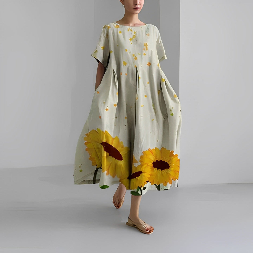 Vestido Maxi Boho de Flores - FloraChic