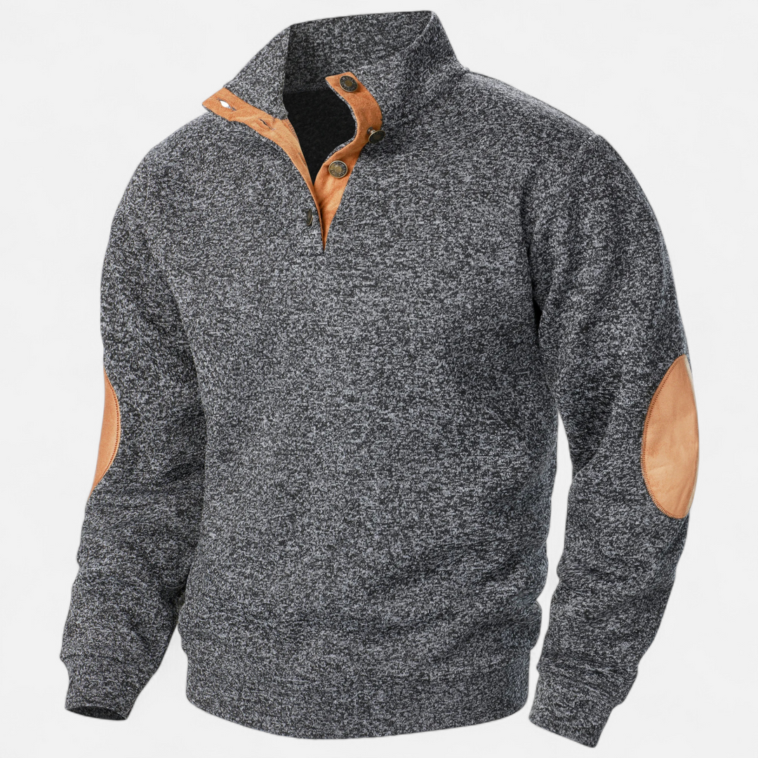 Langarm Pullover Mit Stehkragen - Eddy