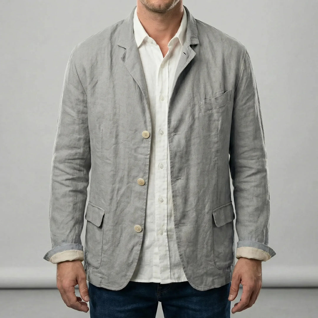 Leichte Jacke Mit Knopfleiste - Henrick