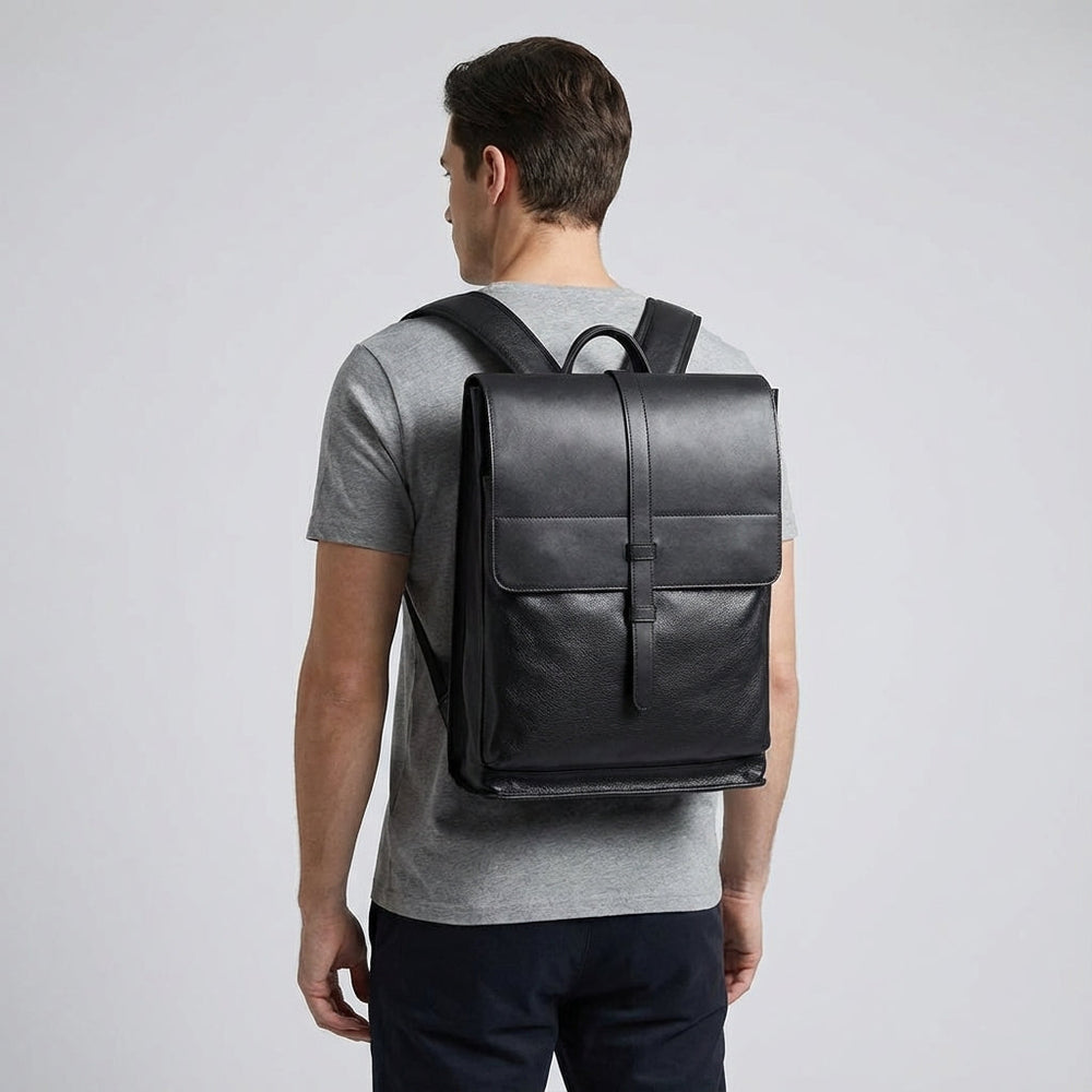 Leren Laptoprugzak Professioneel - PeakPack