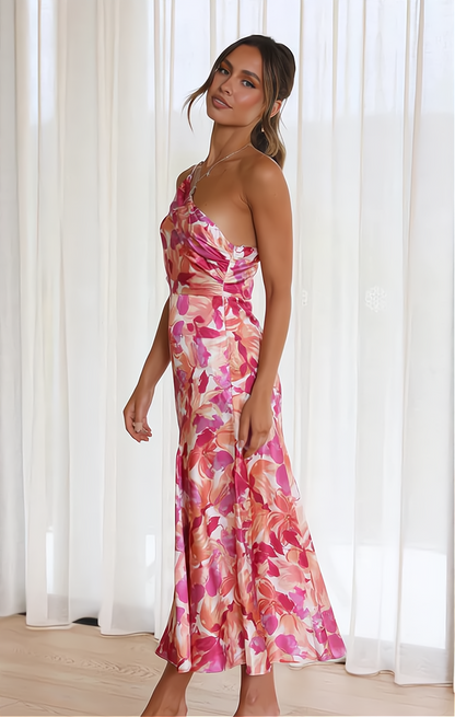 Vestido de verão elegante com estampa de flores - Zoë