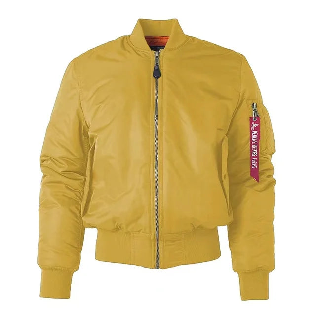 Jaqueta bomber unissex premium com zíper - Alex