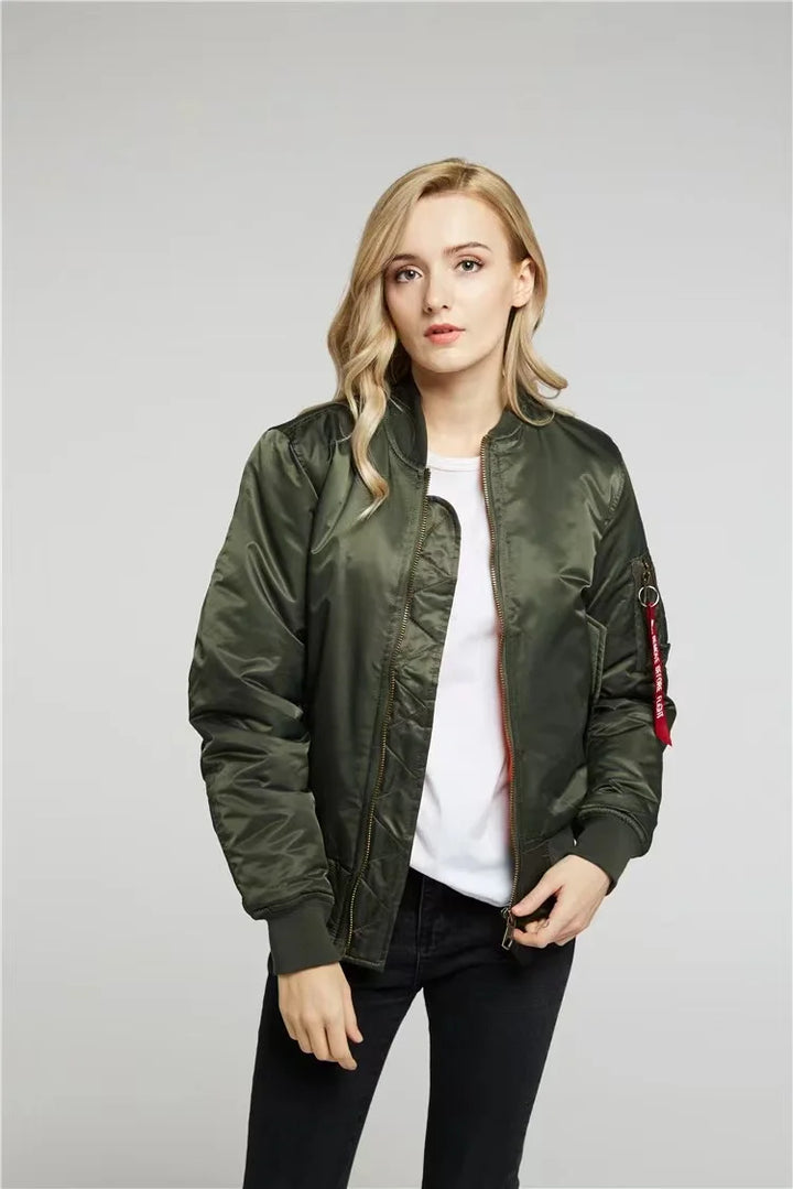 Jaqueta bomber unissex premium com zíper - Alex