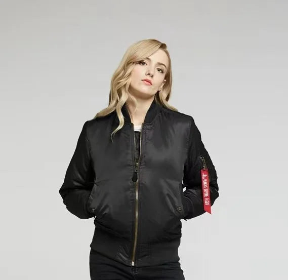 Jaqueta bomber unissex premium com zíper - Alex