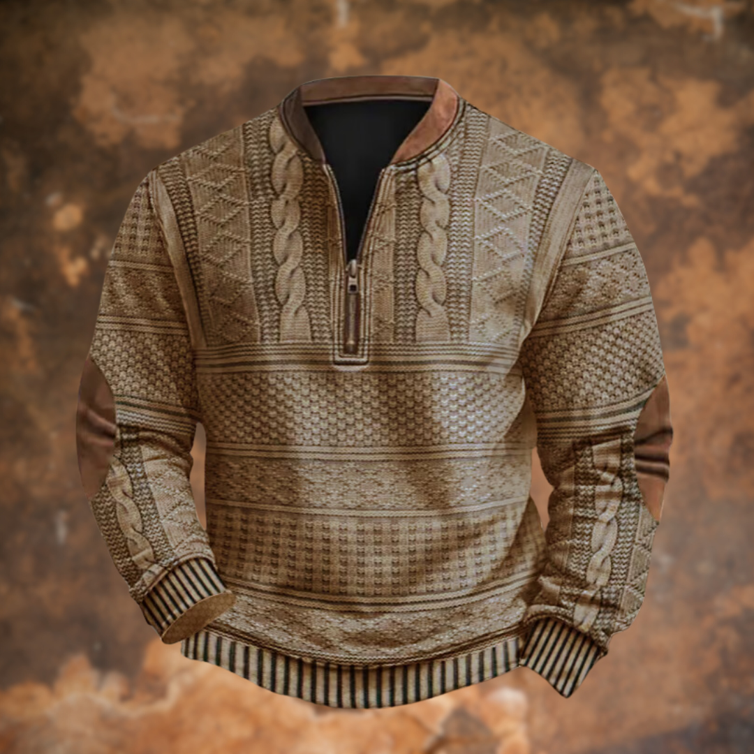 Men's Quarter-Zip Jumper - Alonzo